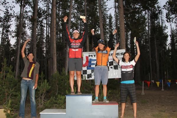 Women's open podium
