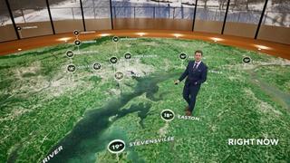 New AR/VR studio being used at CBS Baltimore for weather coverage