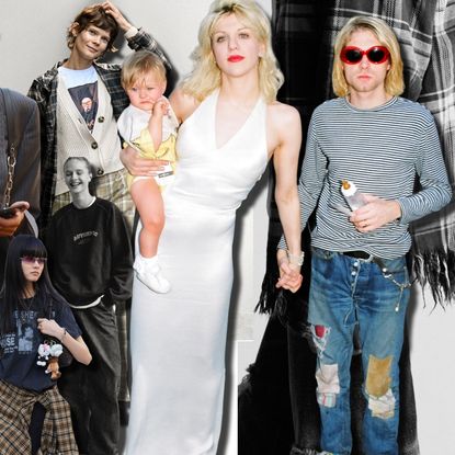 Kurt Cobain and Courtney Love lead the pack in '90s influenced-style