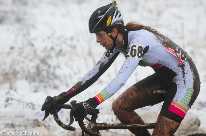 Alyssa Severn (My Wife Inc) with one lap to go