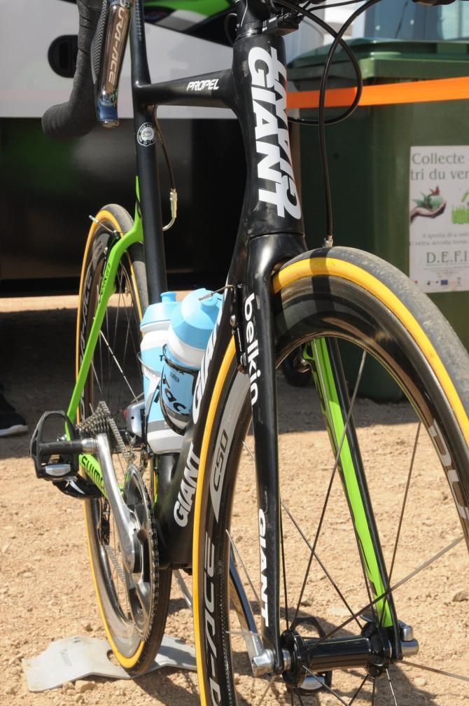 The only hangover from Blanco days at the completely refreshed squad however were the Tacx bidons - all the bikes carried them