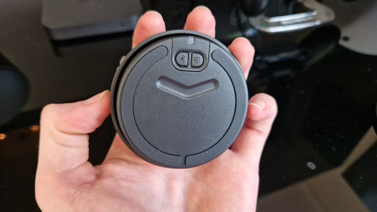 The underside of the Logitech Z407 control puck