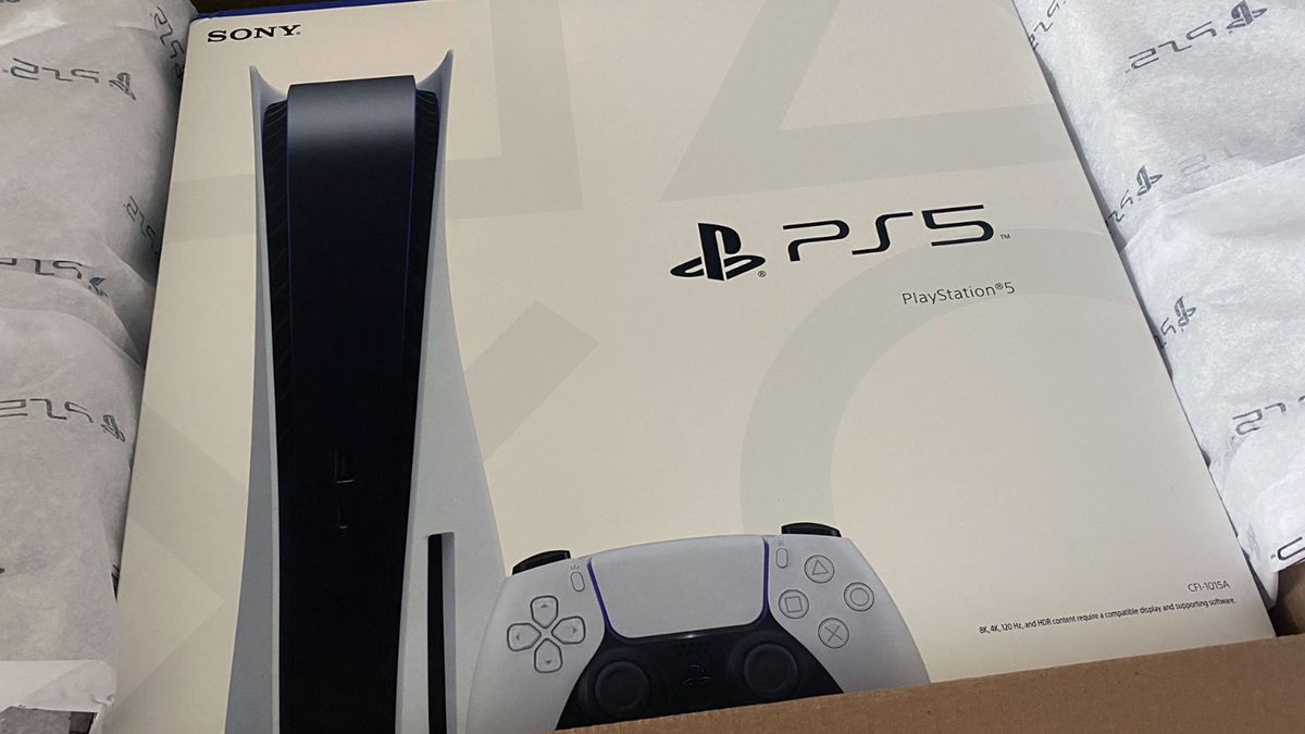 sony ps5 box