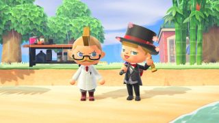 Animal Crossing New Horizons two players using players using Reactions