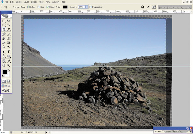 Photoshop lomo: step 3
