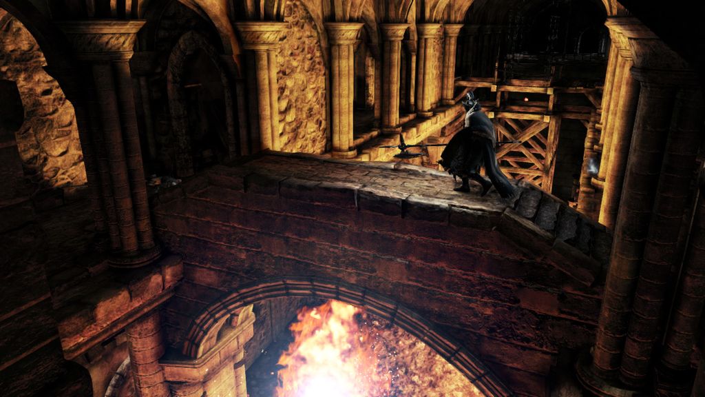 Dark Souls 2 screenshots show bonfires, rolling, dragons pretty much