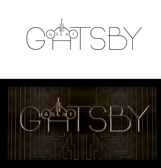 Great Gatsby typography