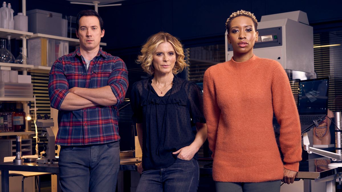 Silent Witness - Jack Hodgson (David Caves), Nikki Alexander (Emilia Fox) and Simone Tyler (Genesis Lynea) (L-R)