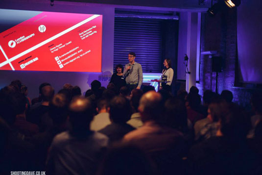 SIGGRAPH London takes to the stage. Photo: www.facebook.com/shootingdave
