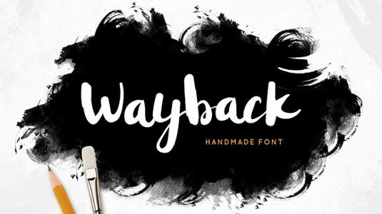 Wayback font