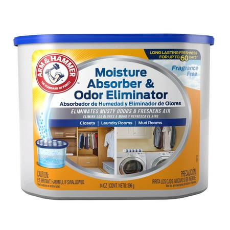 Arm & Hammer Disposable Moisture Absorber, 14 Oz. Tub, Fragrance Free