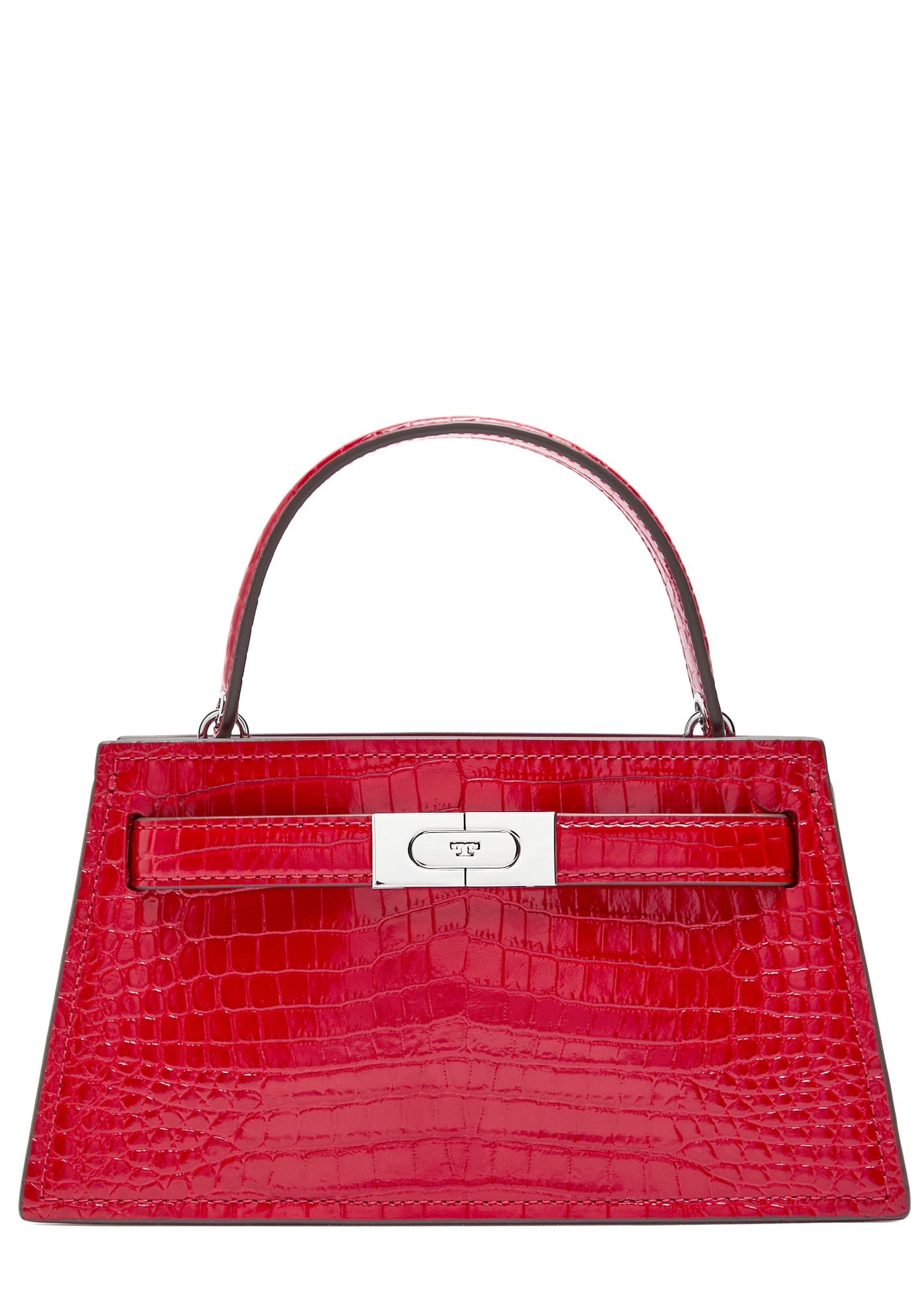Tory Burch, Lee Radziwill mini crocodile-effect leather top handle bag