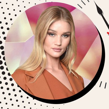 rosie huntington whitely beauty routine