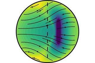 A new model by UC Berkeley seismologists proposes that Earth’s inner core grows faster on its east side (left) than on its west.