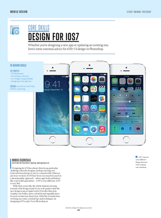 Discover best practice skills when designing for iOS7 - by the experts at Apposing.
