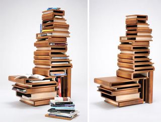 We love this "Once Upon A Time' bookshelf design by Fabio Vinella
