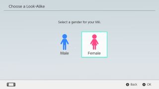 Select a gender