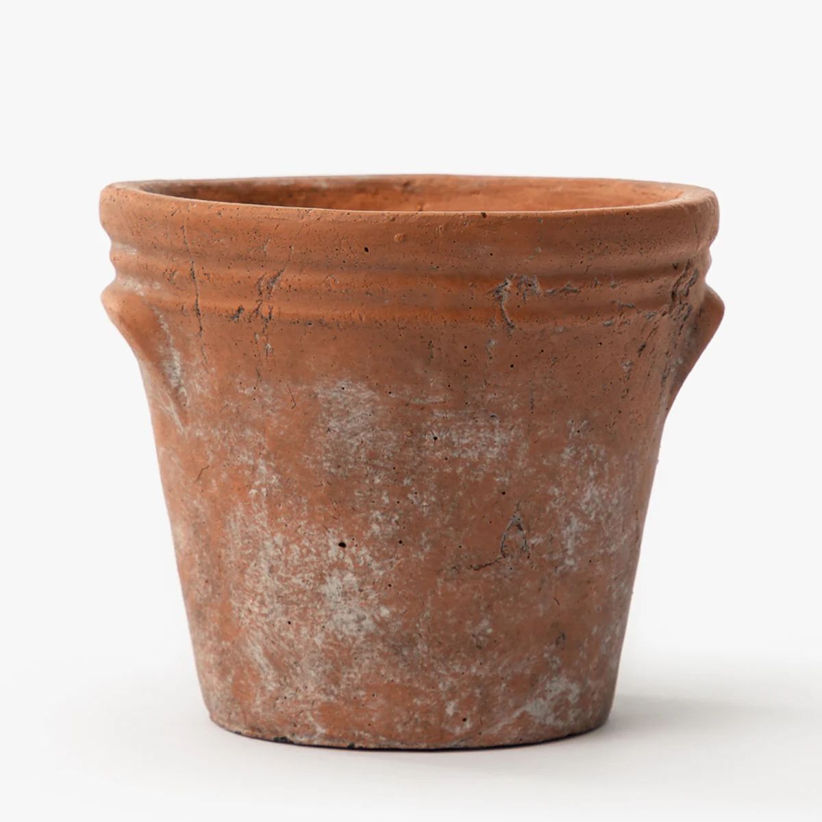 A garden terracotta planter pot