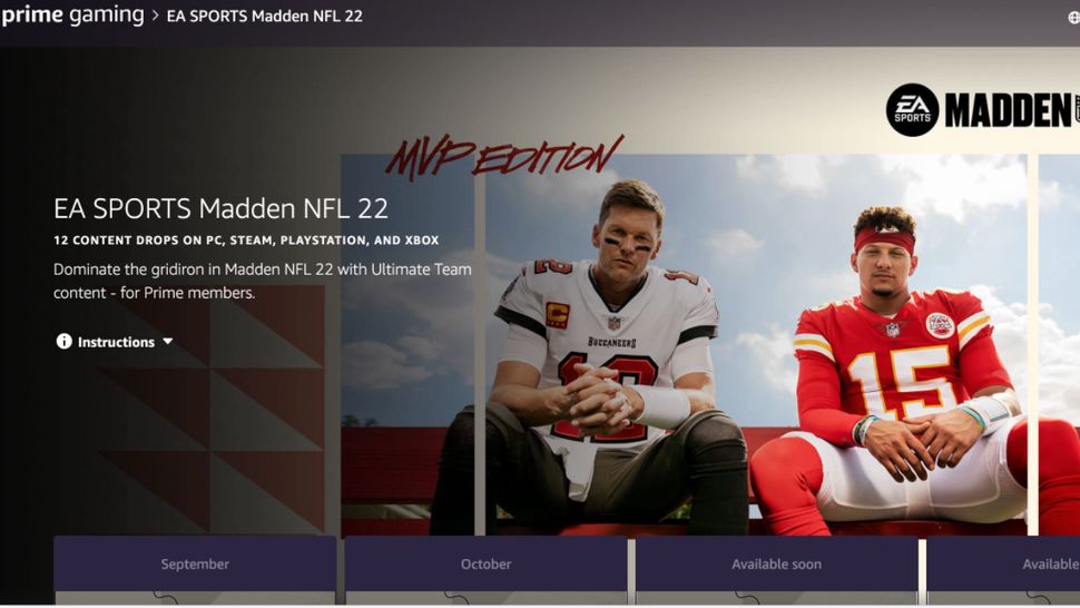 Madden 22 Prime Gaming pack how you can get free cards GamesRadar+