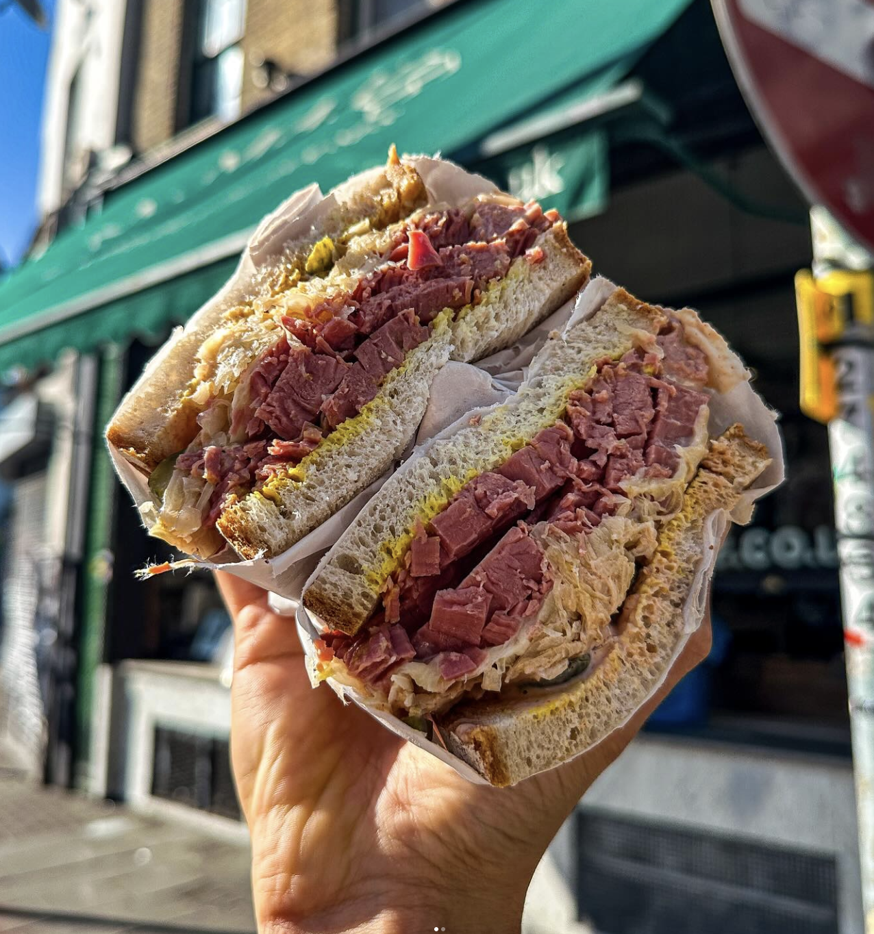 an image of a stacked sandwich