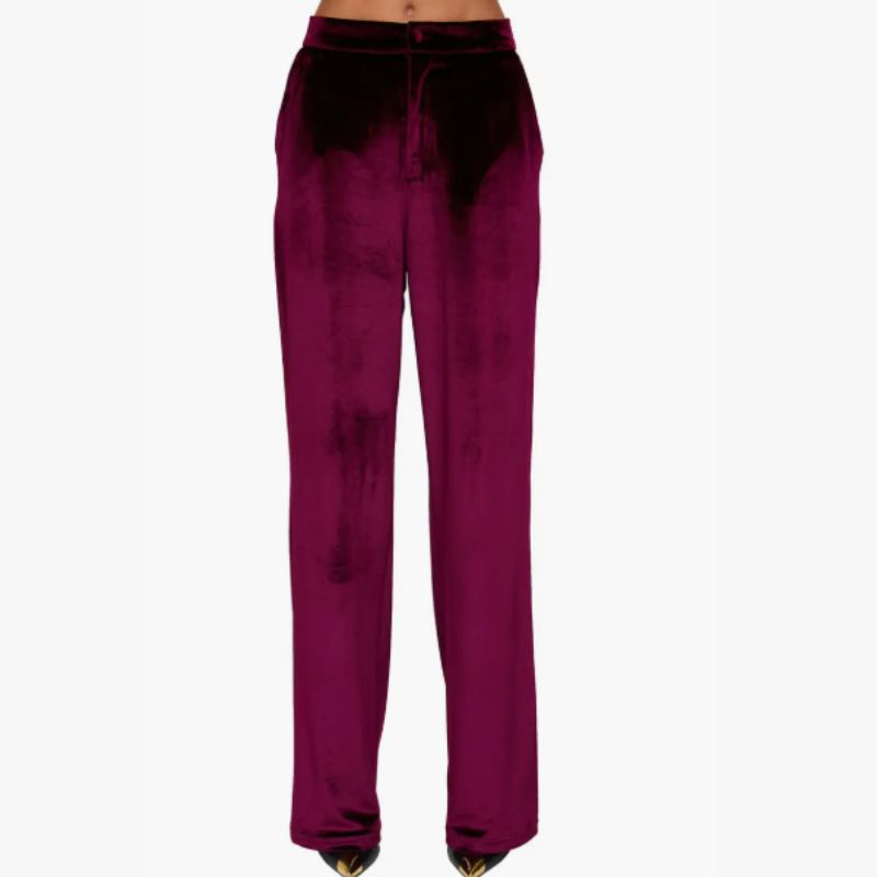 velvet trousers