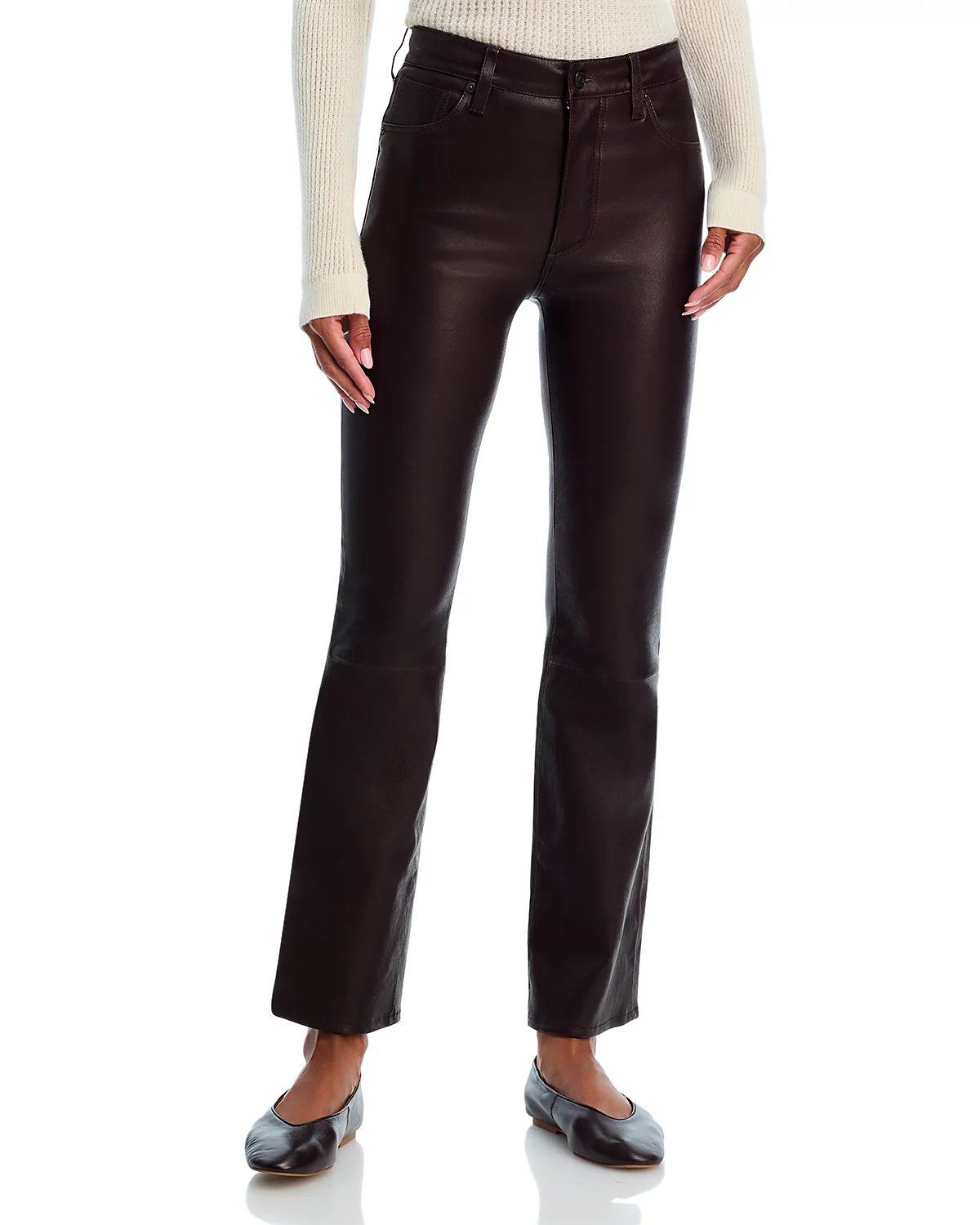 The Leather Reboot Crop Jeans