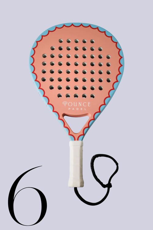 Pink Teardrop Padel Racket