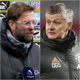 Jurgen Klopp (left) and Ole Gunnar Solskjaer