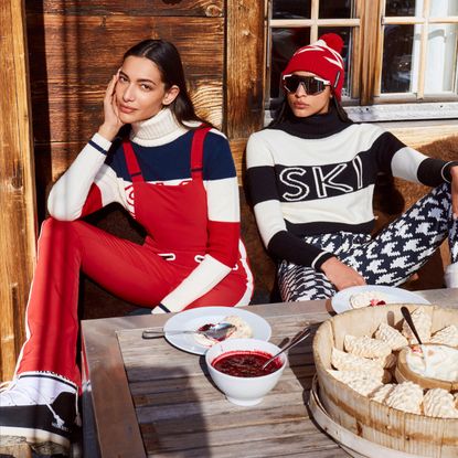 Perfect Moment models in ski outfits.