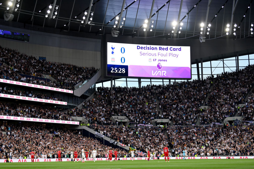 Sports Salvage board at Tottenham Stadium