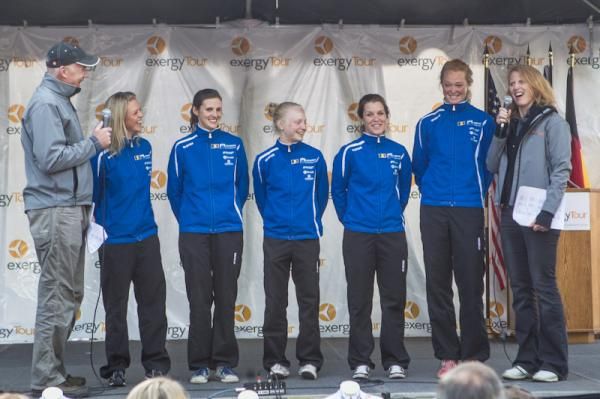Connie Carpenter tries to break the barrier with the Sengers Ladies Cycling Team.