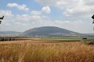 Mount Tabor in Jezreel Valley in Israel