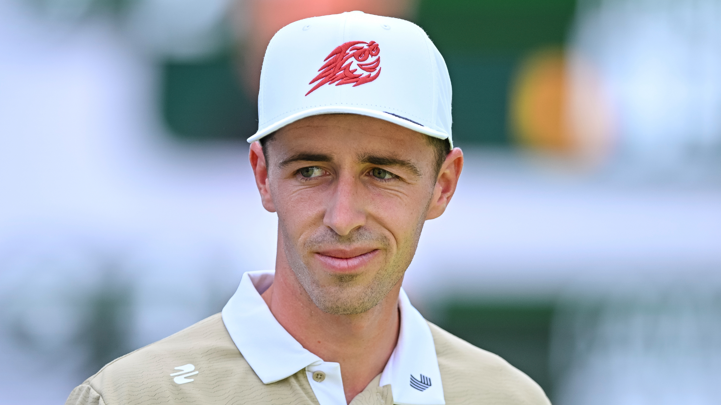 David Puig during a LIV Golf tournament