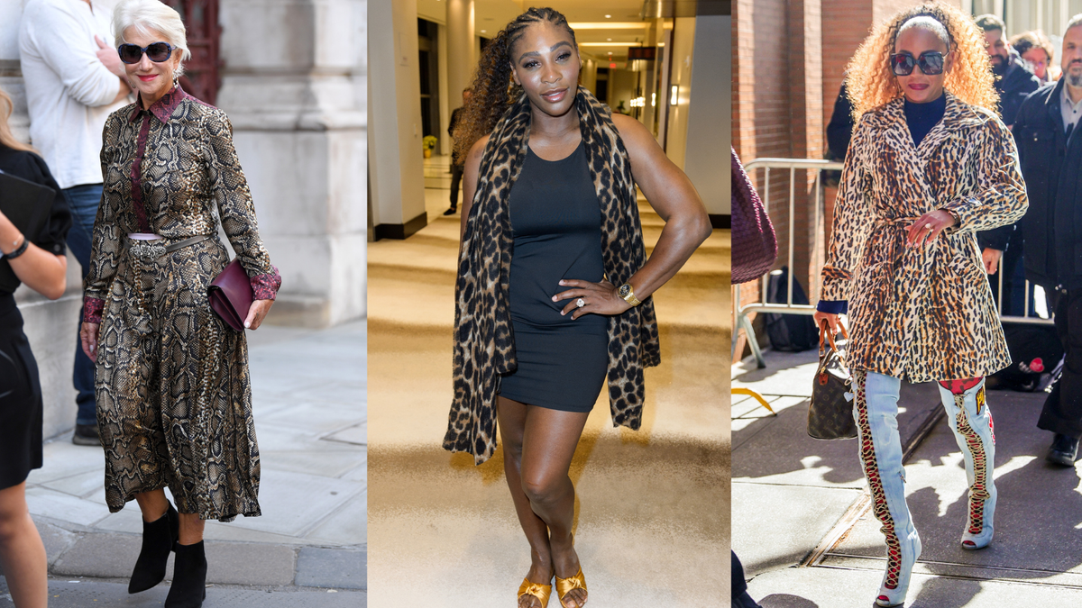 Classy spots and stripes: stylish celebrities show us how to wear animal print