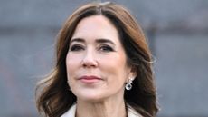 Crown Princess Mary's beanie looked so cosy on 4th November. Seen here she attends a wreath laying ceremony at the Citadel on 7th November