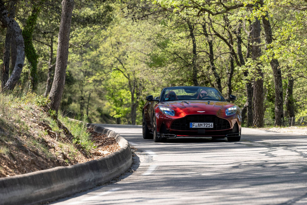 The car attacking a corner