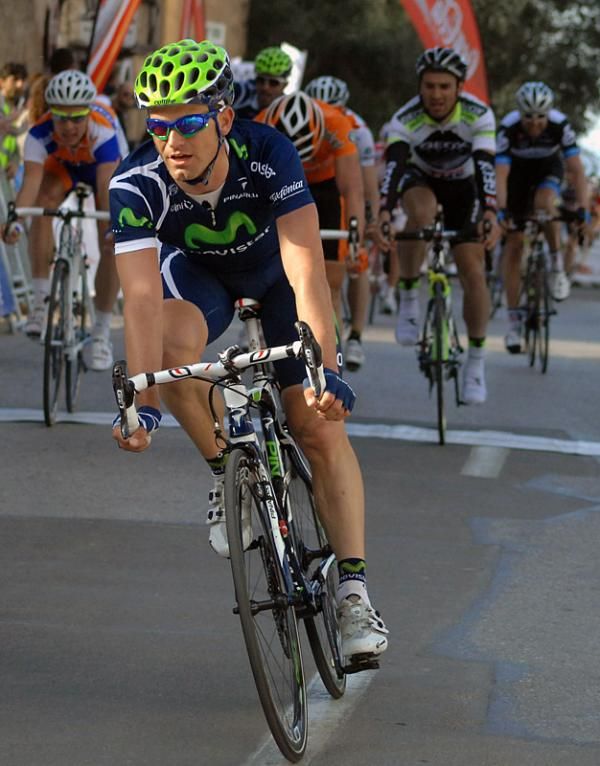 Jose Joaquin Rojas (Movistar) cracks a smile upon winning the Trofeo Dei&agrave;.