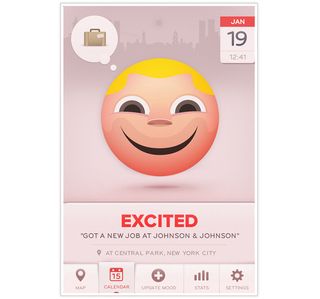 iPhone app designs: Moodswings