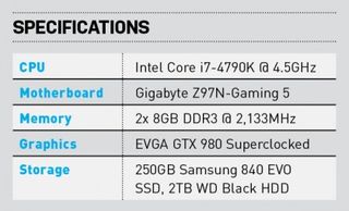 XMG Prime Review Specifications