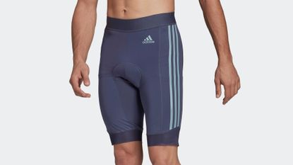 Adidas strapless bib shorts