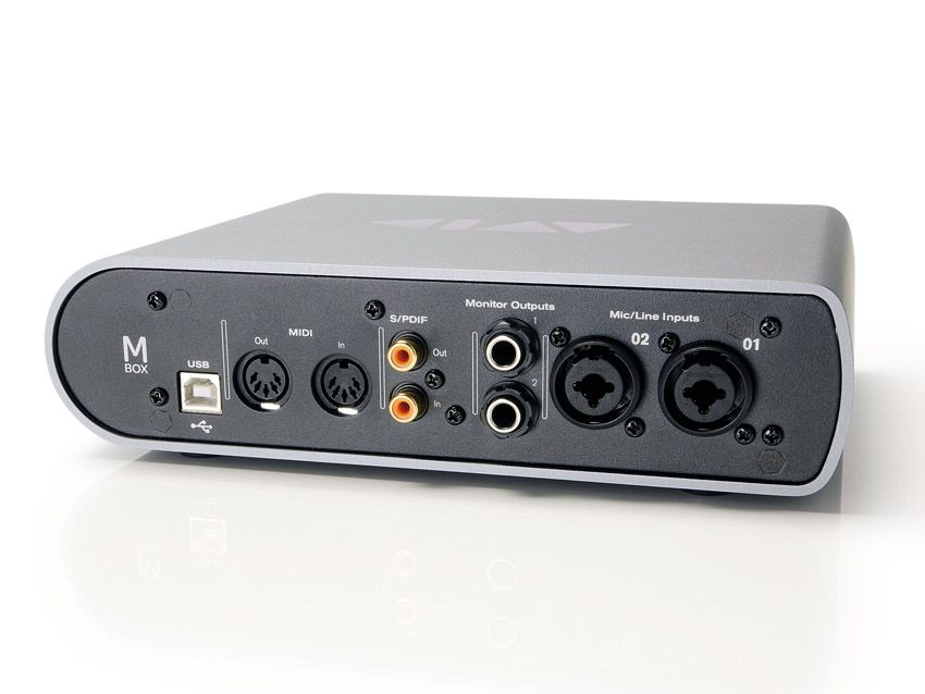 The Mbox crams a good number of connections into its small surface area.