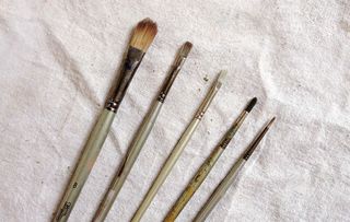 Sable paint brush