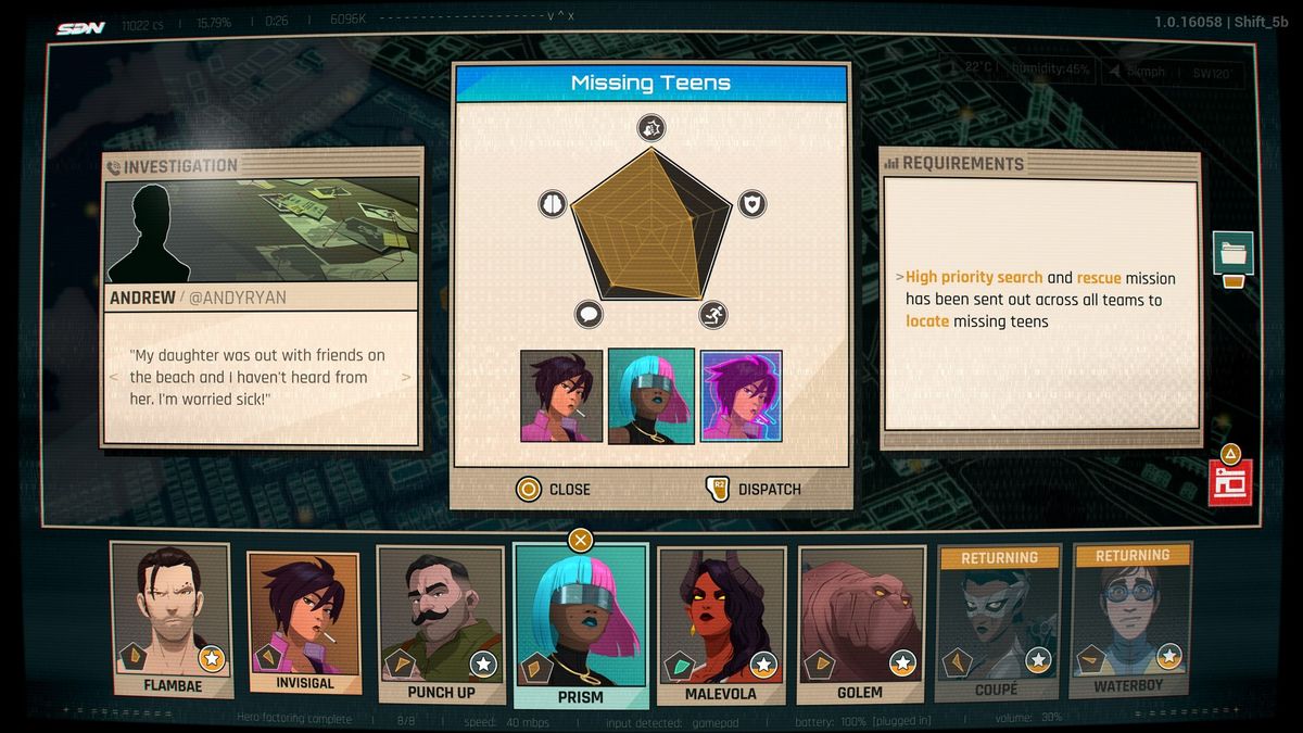 Taking on the Missing Teens missions in Dispatch by dispatching Invisigal and Prism