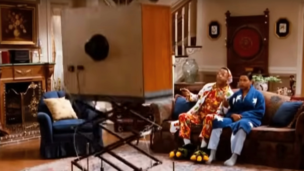 Steve Urkel and Laura on Family Matters