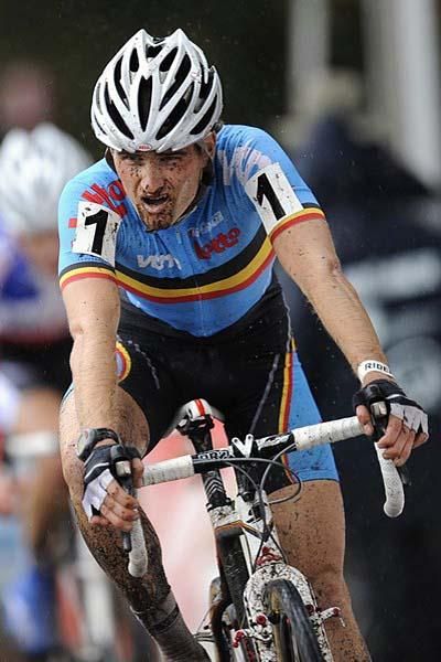 Jim Aernouts (Belgium) at the end of the race in sixth.