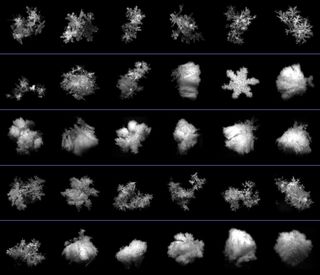 Even more 3D Photos of snowflakes falling in mid-air.