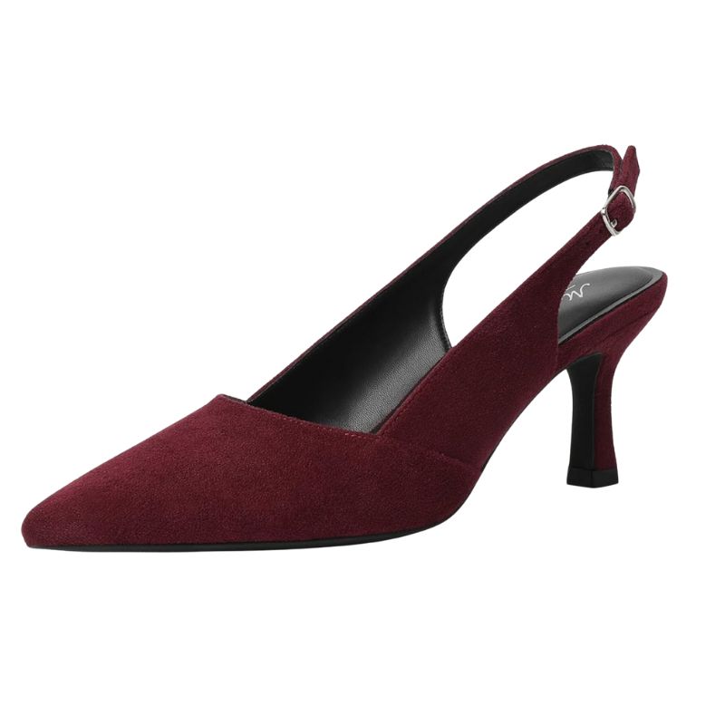 Image of burgundy slingbacks 