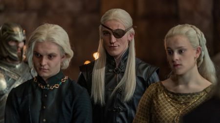 Aemond, Helaena, and Aegon in House of the Dragon