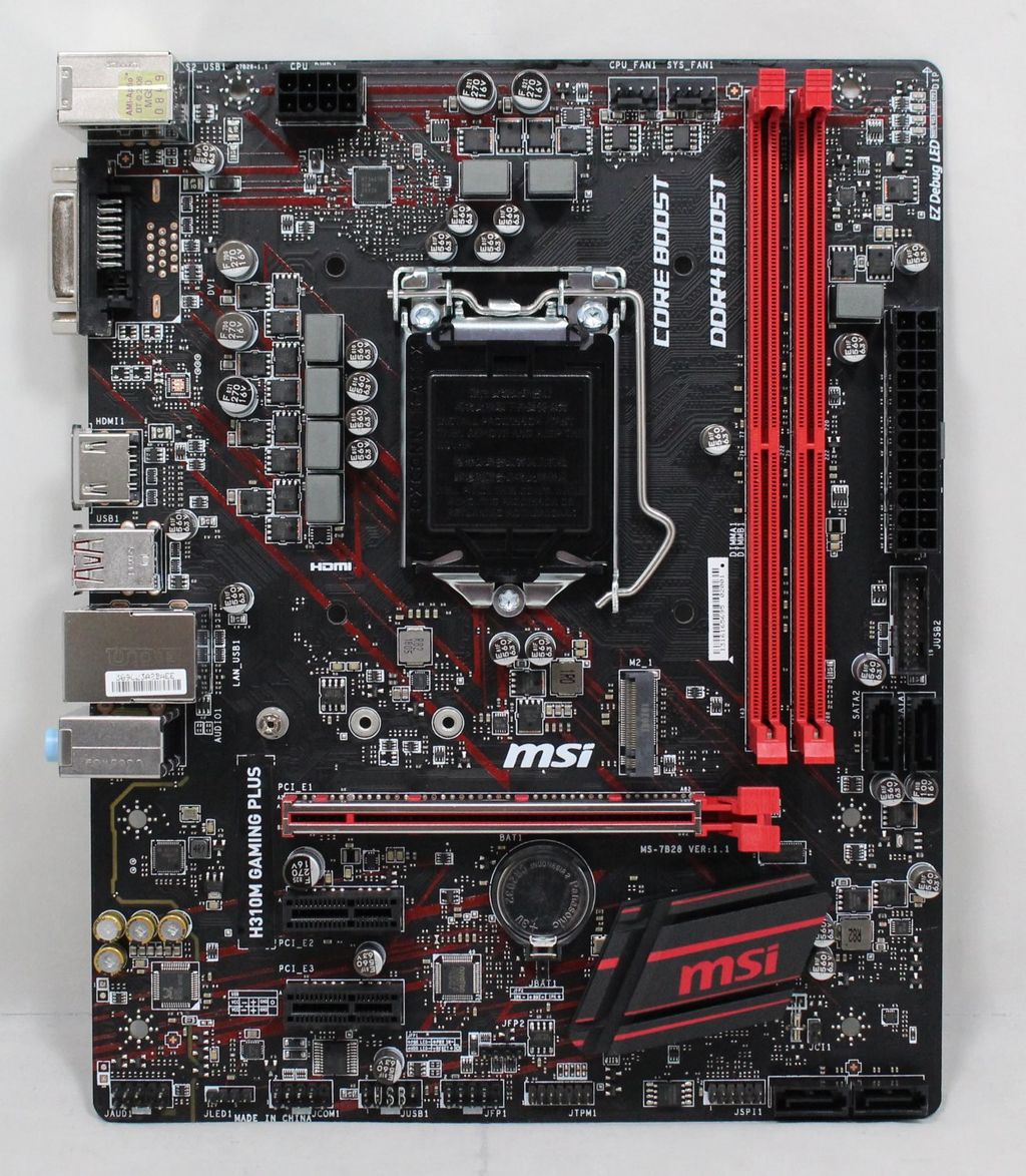 MSI H310M Gaming Plus Motherboard Review Affordable Basics Tom's