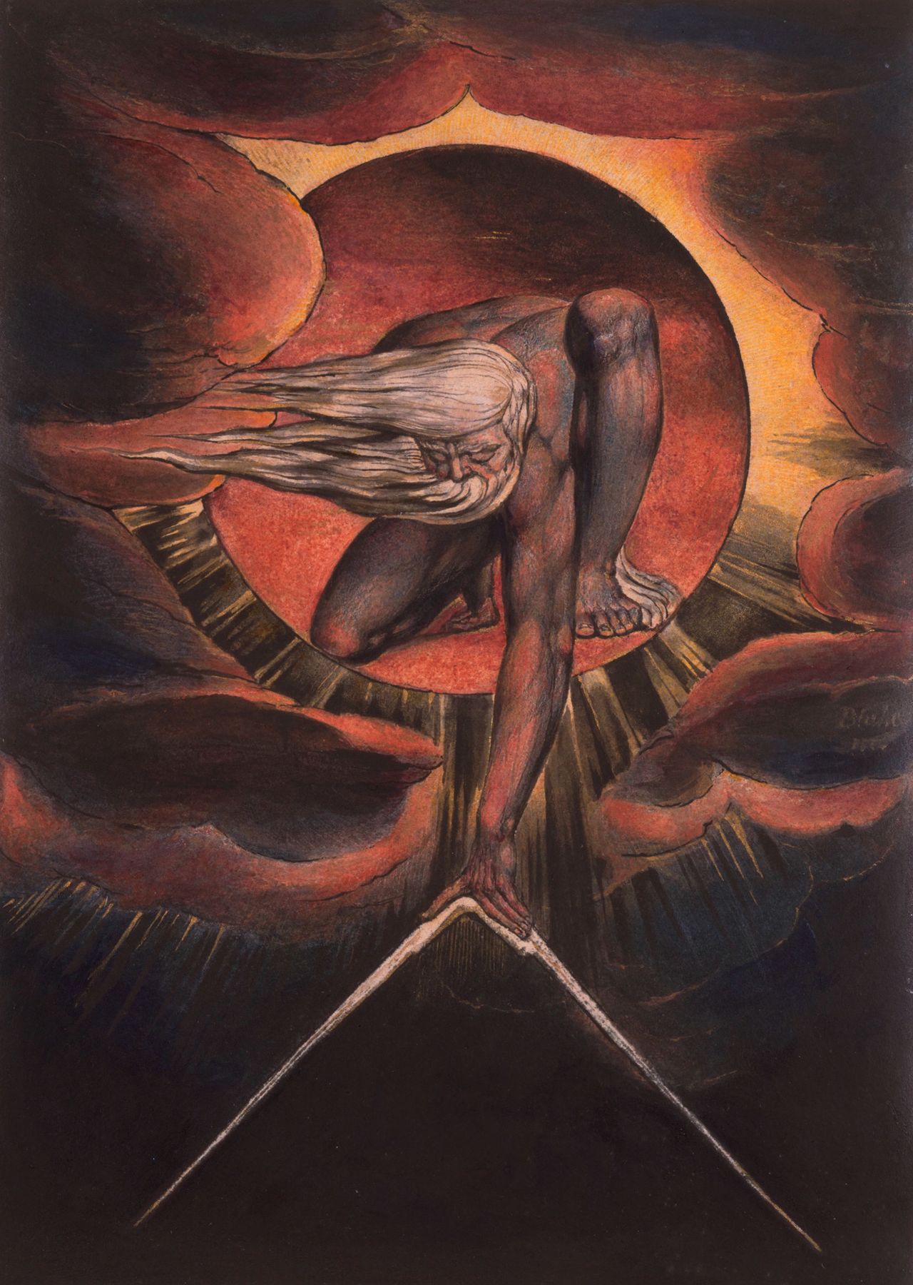 The Ancient of Days by William Blake. Picture courtesy of The Whitworth, University of Manchester, via Tate Britain.